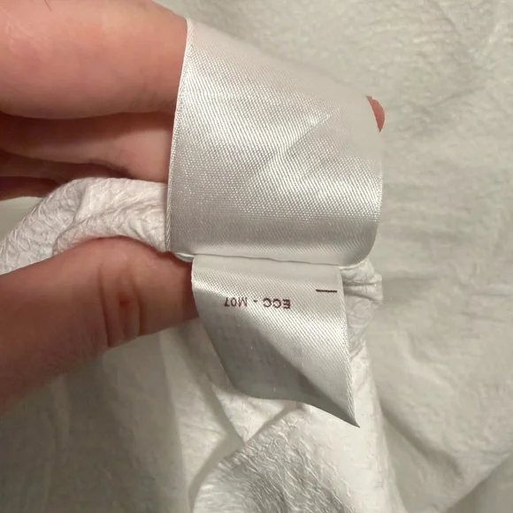 2010 Louis Vuitton Micro LV Monogram White Dress Shirt - Picture 6 of 7